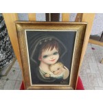 Много стара картина масло на платно Испания - 3648